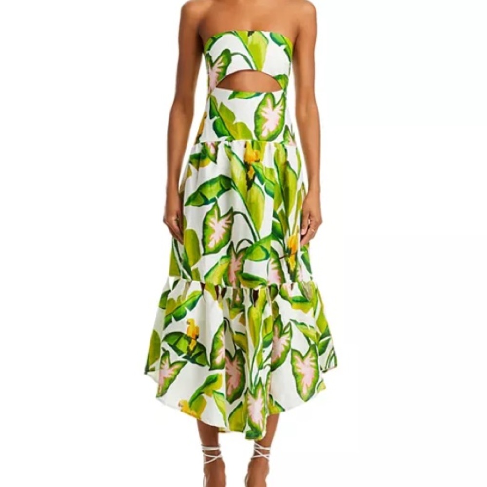 Farm Rio strapless Dress